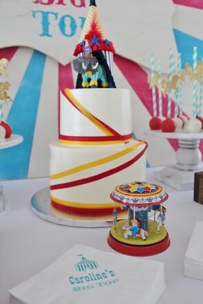 circus cake at a circus birthday party