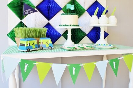 golf birthday party theme
