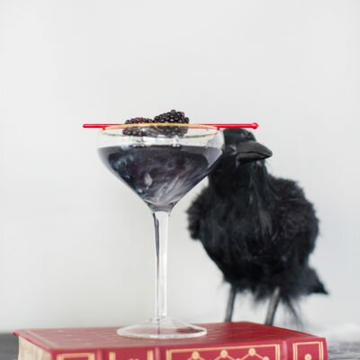 Create the Spooky Raven Cocktail for Halloween
